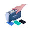 Φορητή πλαστική φωτοηλεκτρική Colorimeter E&lt;0.2 εξεταστικού εξοπλισμού επιτραπέζια διαφορά 700g