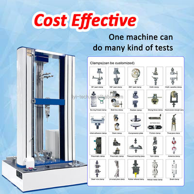 Universal Testing Machine with 220V/50HZ Power 80×50×150cm Dimension and ASTM ISO EN JS Standard for Material Testing