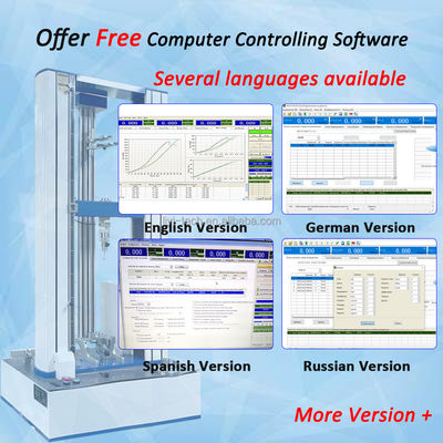 Universal Testing Machine with 220V/50HZ Power 80×50×150cm Dimension and ASTM ISO EN JS Standard for Material Testing