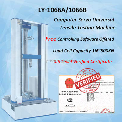 Universal Testing Machine with 220V/50HZ Power 80×50×150cm Dimension and ASTM ISO EN JS Standard for Material Testing