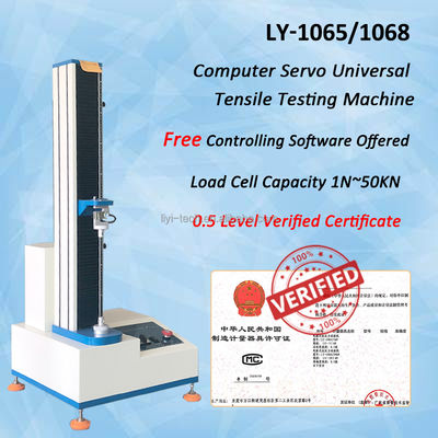 Universal Testing Machine with Max 500kg Force Capacity ±0.5% Accuracy and 850mm Stroke for Tensile Strength Testing