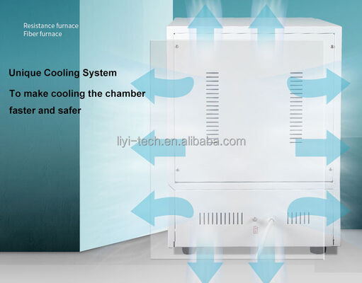 Liyi τιμή μικρού εργαστηριακού χρησιμοποιεί γρήγορη θέρμανση 700 800 βαθμούς 1000 Muffle φούρνο θερμική επεξεργασία φούρνο