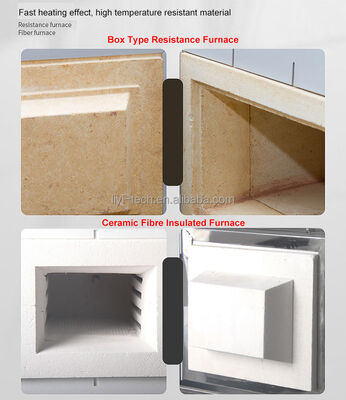 Liyi τιμή μικρού εργαστηριακού χρησιμοποιεί γρήγορη θέρμανση 700 800 βαθμούς 1000 Muffle φούρνο θερμική επεξεργασία φούρνο