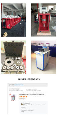 Δοκιμαστής διαπερατότητας αέρα υφασμάτων ψηφιακού τύπου εργαστηρίου Liyi